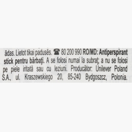 Deodorant stick Men Cobalt Dry 50ml