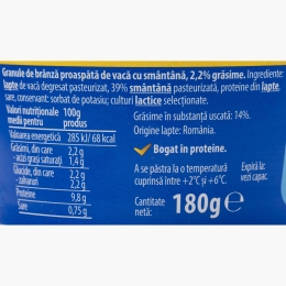 Brânză cottage light 2.2% grăsime, 180g