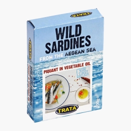 Sardine picante în ulei vegetal 100g