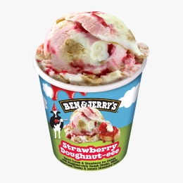 Înghețată Strawberry Doughnut-eee 465ml (393g)