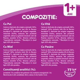 Hrană umedă pentru pisici adulte, 80 x 100g, Selecții clasice în sos cu pui, vită, miel și pasăre
