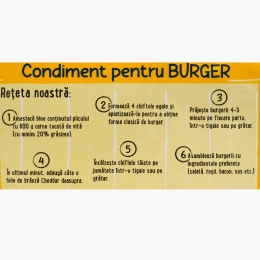 Amestec de condimente pentru burger 25g