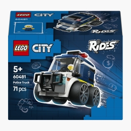 Camionetă de poliție, 60481 City, 71 piese, +5 ani