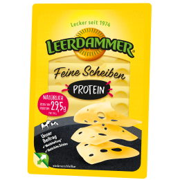 Brânză semi tare maturată Protein, felii 100g