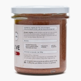 Cremă de migdale cu zmeură Raspberry Love 300g