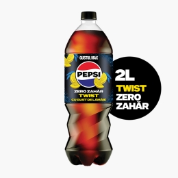 Băutură carbogazoasă aromă cola Twist Zero Zahăr 2l
