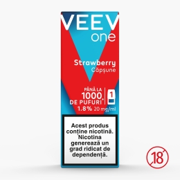 Capsulă pentru țigară electronică Strawberry 1.8%, 20mg/ml nicotină, 1000 puffs