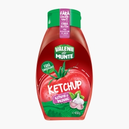 Ketchup usturoi și busuioc 450g