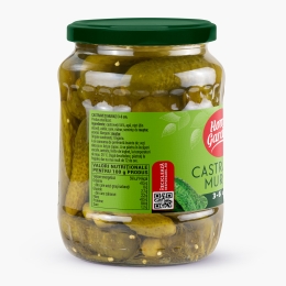 Castraveți 3-6cm în oțet 680g