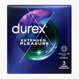 Prezervative Extended Pleasure, 3 buc