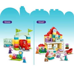 Peppa Pig - Tractor și piață, 10468 Duplo, 18 piese, +2 ani