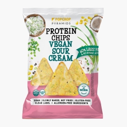 Chipsuri cu proteină de mazăre și aromă de smântână și chives 60g