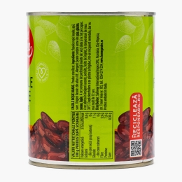 Fasole roșie boabe 800g