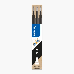 Set 3 rezerve Roller Frixion 0.7mm, negru