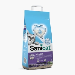 Nisip pentru litieră Classic, lavandă, 8l