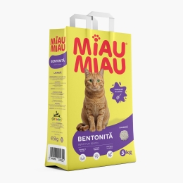 Așternut igienic pentru pisici, lavandă, 5kg