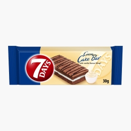 Cake Bar prăjitură cu umplutură de vanilie 30g