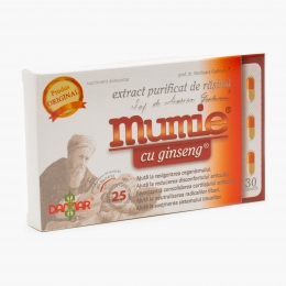 Extract purificat de rășină cu ginseng 30 capsule