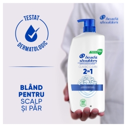 Șampon anti-mătreață Classic Clean 2-in-1 pentru păr normal, 800ml