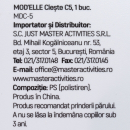 Clește C5 pentru păr, 1 buc