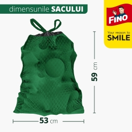 Saci menajeri ultra elastici, cu șnur, 35l, 15 buc