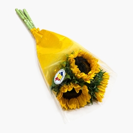 Buchet floarea-soarelui, 3 fire
