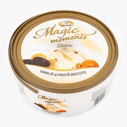 Tort înghețată vanilie și pastă biscoto 800g