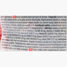 Hrană completă pentru porcușori de Guineea, 900g