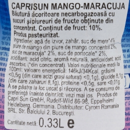 Suc de mango și maracuja 330ml