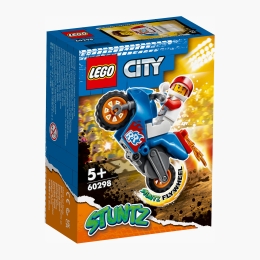 Motocicletă de cascadorie-rachetă, 60298 City Stuntz, +5 ani