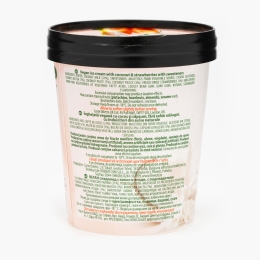 Înghețată vegană cu cocos și căpșuni 300g