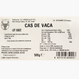 Caș de vacă 500g
