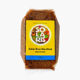 Zahăr brun nerafinat Muscovado 500g
