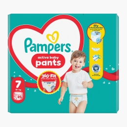 Scutece chiloțel Active Baby Pants Value Pack mărimea 7, 15+ kg, 25 buc