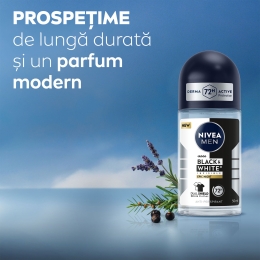 Deodorant antiperspirant roll-on Men Black & White Epic Night 50ml