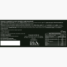 Cozonac cu nucă, ciocolată și coajă de portocală 600g