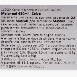 Maioneză 430ml 