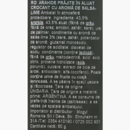 Arahide în crustă crocantă Crasssh!, aromă salsa și lime 60g