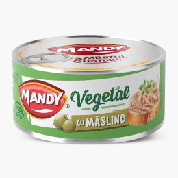 Pastă vegetală tartinabilă cu măsline verzi 120g