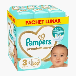 Scutece Premium Care XXL, mărimea 3, 6-10kg, 200 buc