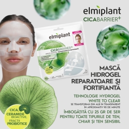 Mască hidrogel reparatoare și fortifiantă Cicabarrier+, 1 buc, 25g