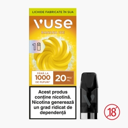 Capsulă pentru țigară electronică Banana Ice 20 mg/ml, 1000 puffs, 1 buc