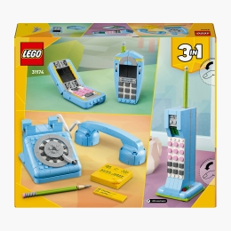 Telefon retro, 31174 Creator 3 în 1, 383 piese, +8 ani