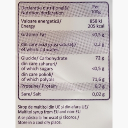 Jeleuri cu arome de fructe, fără zahăr 70g