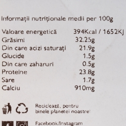 Brânză Graviera maturată 6 luni, cu chilli 200g