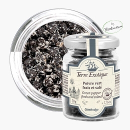 Măslinescu - Piper verde proaspăt în sare 50g