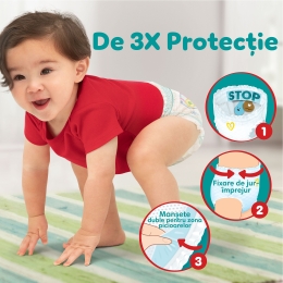 Scutece chiloțel Pants Jumbo Pack, mărimea 7, 17+ kg, 38 buc