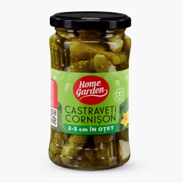 Castraveți cornișon 2-5 cm în oțet, 350g