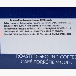 Blue Espresso Intenso, 100 băuturi, capsule cafea 