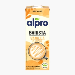 Băutură din ovăz și soia cu aroma de vanilie Barista, 1l